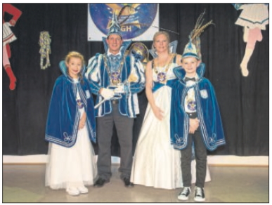 Die KGH-Prinzenpaare der Session 2023/2024.